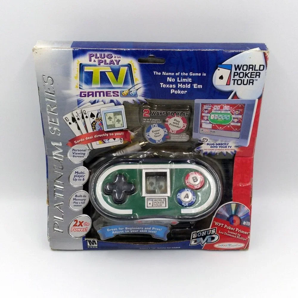 Plug And Play Tv Games World Poker Tour Brand Platinum Series